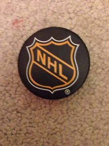 NHL mini stick pucks