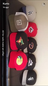 New era and other baseball caps