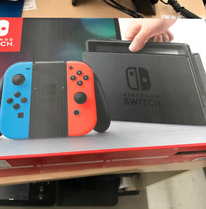 Nintendo switch Neon mint in box never opened