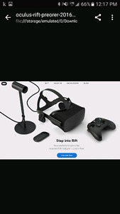 Oculus rift for sale or trade