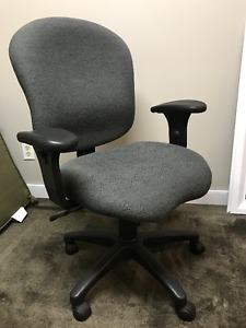 Office Chair Grey Blue