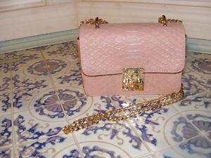 Pink Leather Purse New