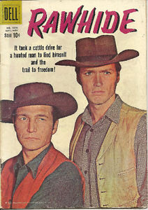 RAWHIDE ISSUE #1 DELL PHOTO COVER WITH CLINT EASTWOOD