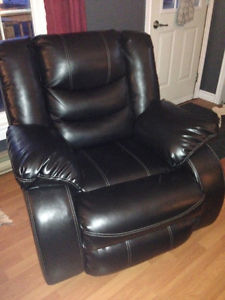 Recliner Chair - signed by Wendel Clark