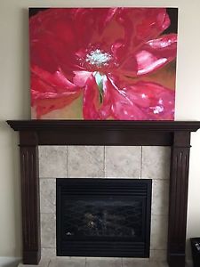 Rose canvas art
