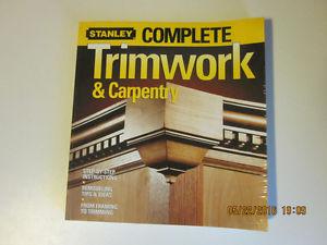 STANLY COMPLETE TRIMWORK AND CARPENTRY. BUILDERS BOOK