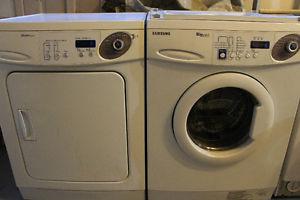 Samsung apartment washer dryer laundry set