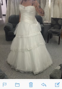 Size 18 wedding dress never worn