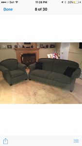 Sofa and chair