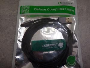 UGreen High Quality 2 Meter Micro USB Cable Like New