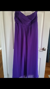 Violet bridesmaid dress