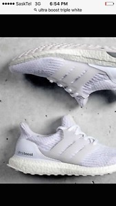 Wanted: Ultra boost triple white SIZE 9