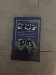Webster's dictionary and Visual dictionary