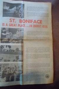  Winnipeg Tribune- 150th Anniversary of St. Boniface