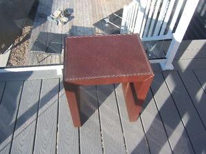leather table