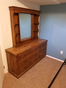 solid oak dresser