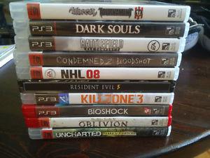 10 PS3 games $50 for all