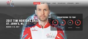 * 2 Brier Tickets - Sunday Night!!! - Brier - Nfld and