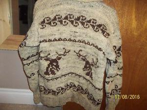 2 Cowichan wool Sweaters