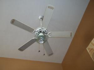 2 Ventilateurs/luminaires -- 2 Ceiling fans/lights
