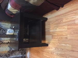 2 identical end tables