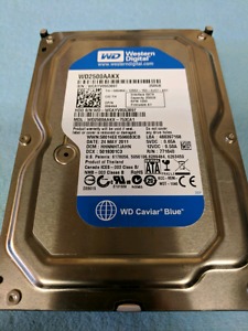 250 GB hhd hard drive WD blue