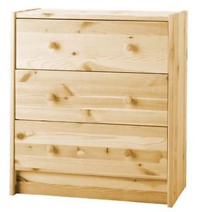 3-drawer chest - Solid pine (Brand new) for sale