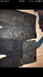3 silver jeans & 1 guess pair