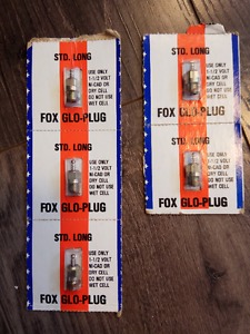 (5) FOX Glow Plug std. long 1-1/2 Volt