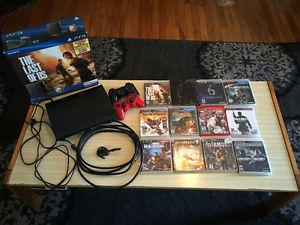 500 GB Playstation 3 + accessories + 15 games!!! $200 obo