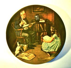 Antique Norman Rockwell Heritage Plate