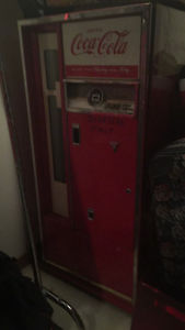 Antique coke machine