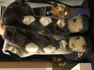 Authentic Labrador handmade sealskin mukluks