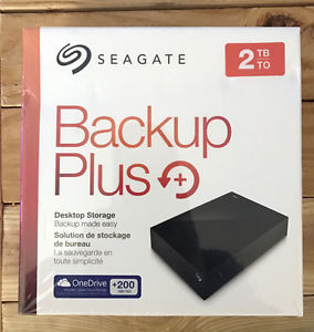 BRAND NEW 2TB Seagate Backup Plus w/200GB OneDrive