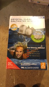BRAND NEW INTEX SALT WATER SYSTEM $150
