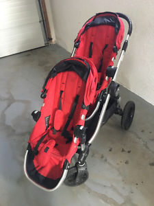 Baby Jogger City Select Double double stroller - Ruby
