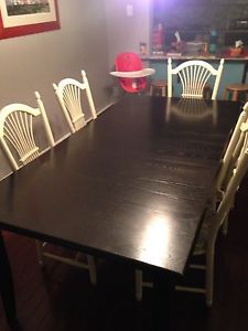 Beautiful large solid wood dining table