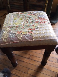 Beautiful vintage wood stool