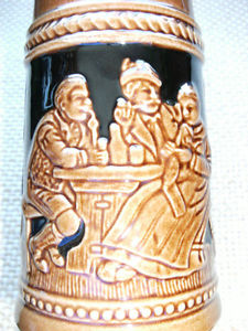 Beer Stein - Ceramic, Luster Finish Pottery (Japan). NEW!
