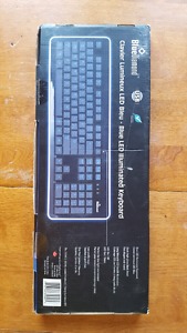 Blue Diamond Illuminated Keyboard