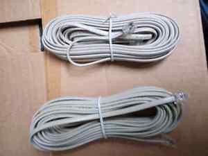 Box of 70 phone cables each 12 ft long