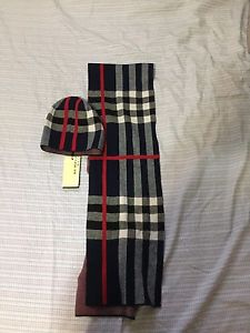 Burberry scarf and toque