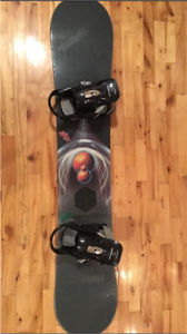 Burton Snowboard, Bindings, and Boots