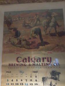 Calgary brewery calender