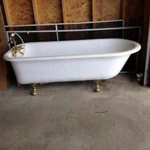 Claw foot bathtub restored