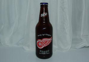 Detroit Red Wings Labatt's Blue Stanley Cup Beer Bottle