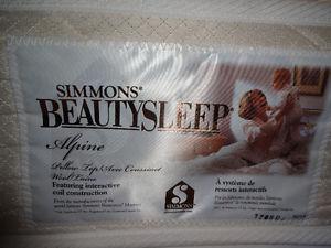 EXCELLENT, like new - DOUBLE mattress & boxspring - ONLY