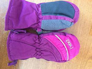 Extra small pink/purple Head mittens