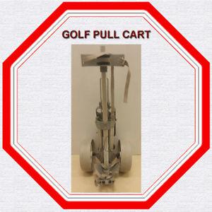 GOLF PULL CART - GREAT CONDITION WITH LARGE WHEELS