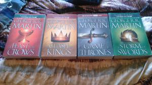 Game of thrones books 1-4